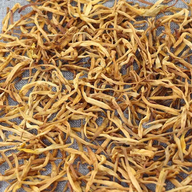 Dried Flower Tea Daylily Natural and Healthy Food Foldleaf Daylily